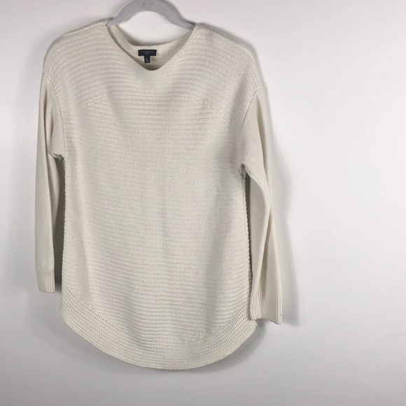 COPY - Talbots | Lambswool Mixed Knit Boatneck Sweater~Mp - Picture 3 of 8